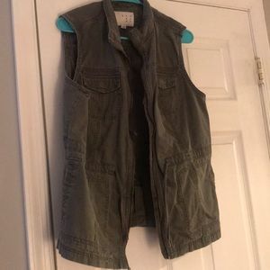 Olive Green Vest from Target.